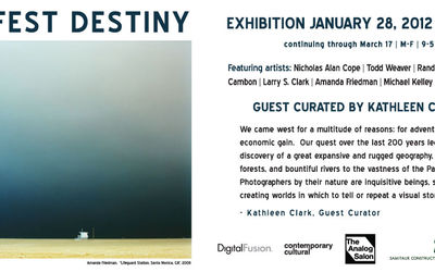 MANIFEST DESTINY: January 28 – March 17th, 2012